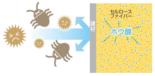 防カビ・防虫性能